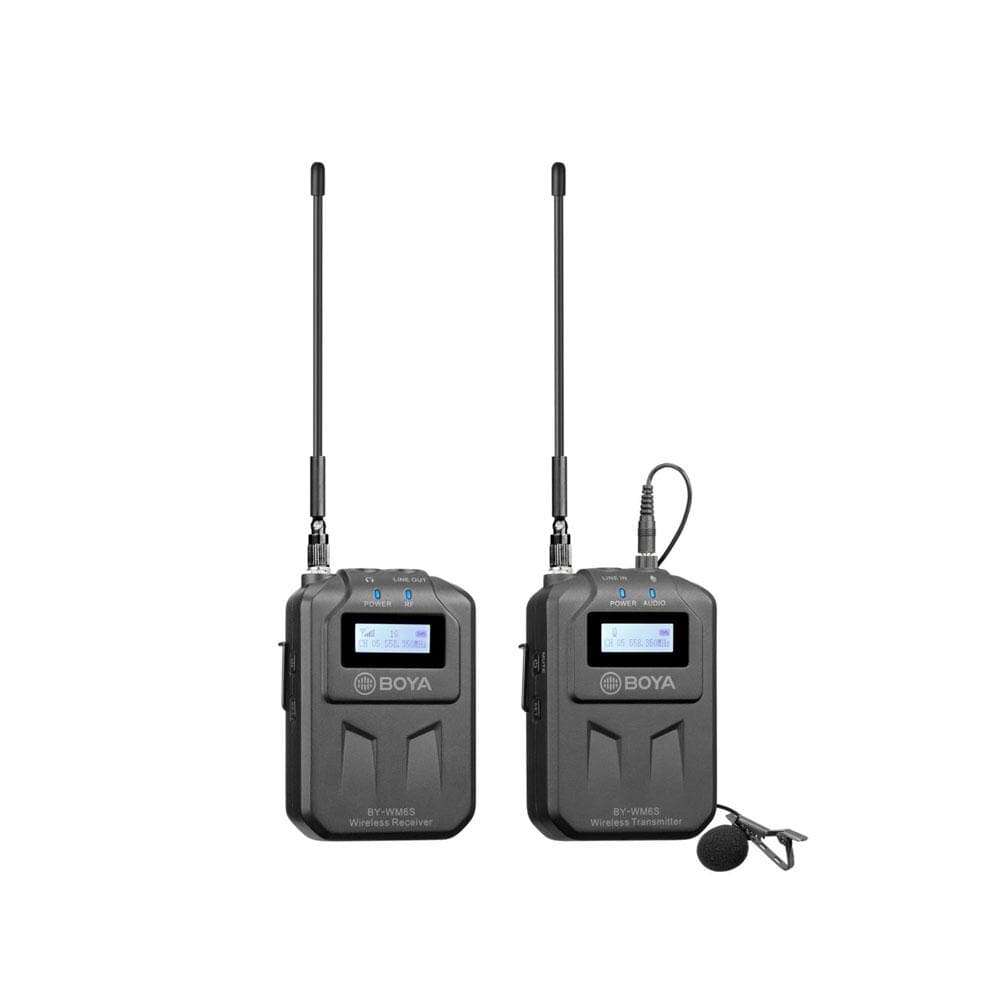Boya BY-WM6S UHF Wireless Microphone System