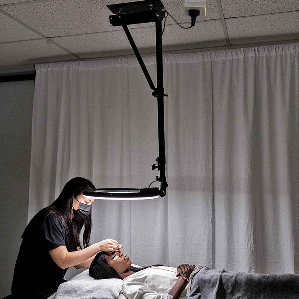 Ceiling Wall Mount Boom Arm for Ring Light & Photography Lighting - LumiBoom (No Ring Light)