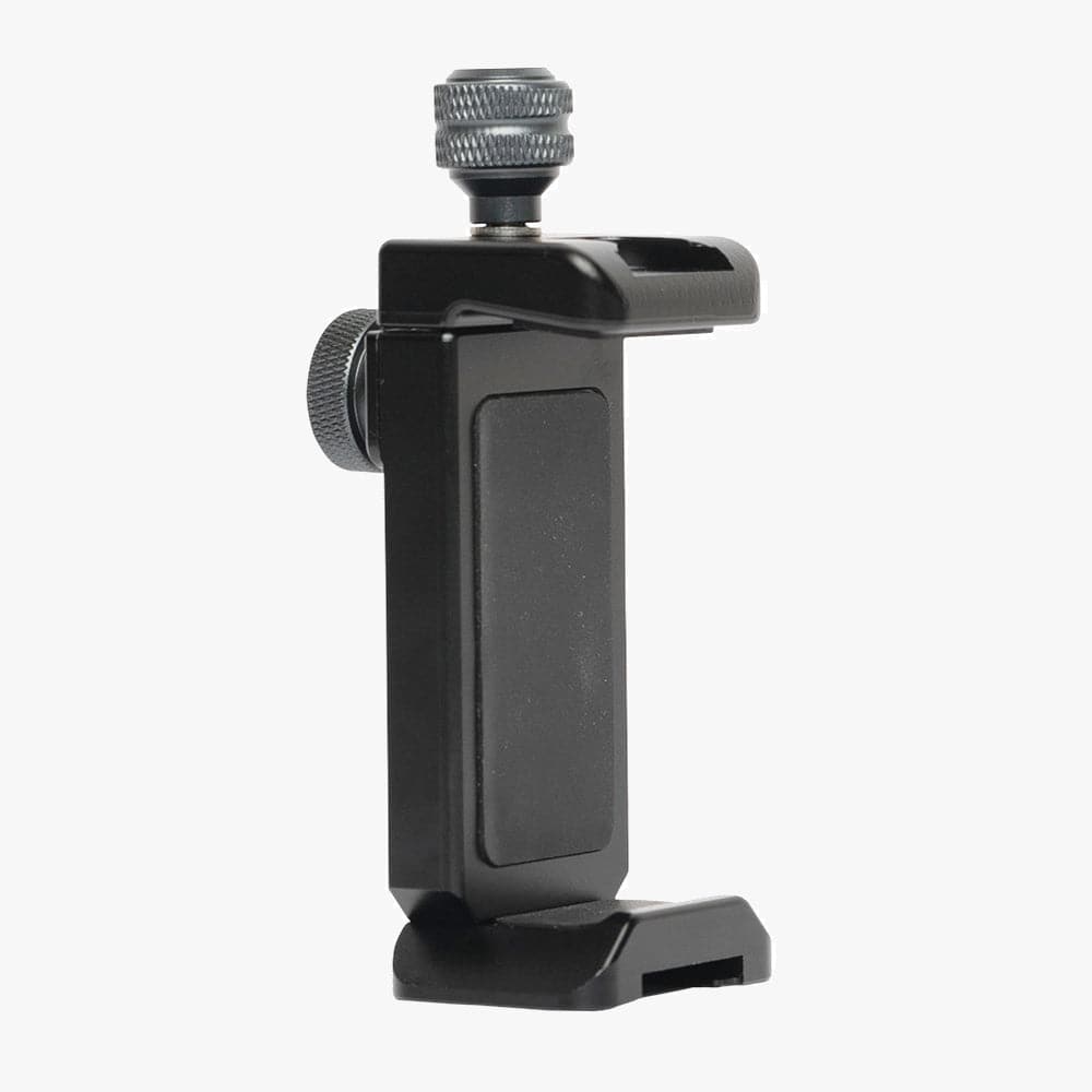 Professional Metal Phone Bracket with Arca-Swiss and Cold Shoe Mount (iPhone / Android)