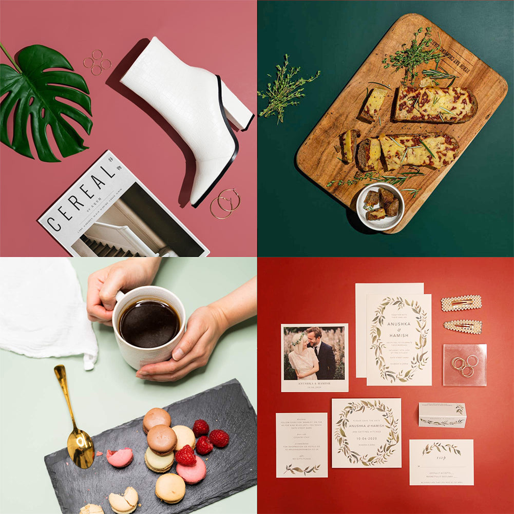 Flat Lay Instagram Backdrop Bundle - Christmas Bundle (56cm x 87cm)