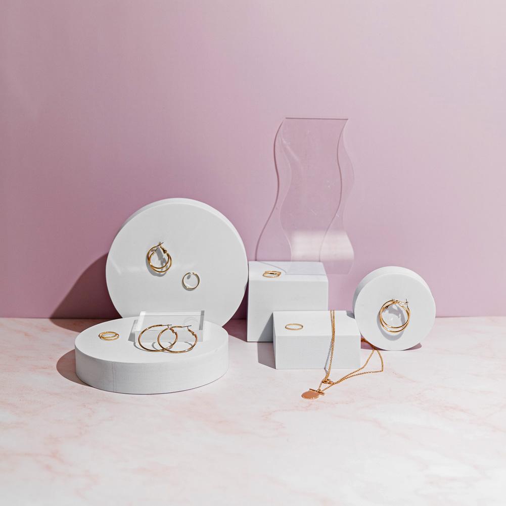 Flat Lay Instagram Backdrop (56cm x 87cm)  'Marble of Fact' - Bundle