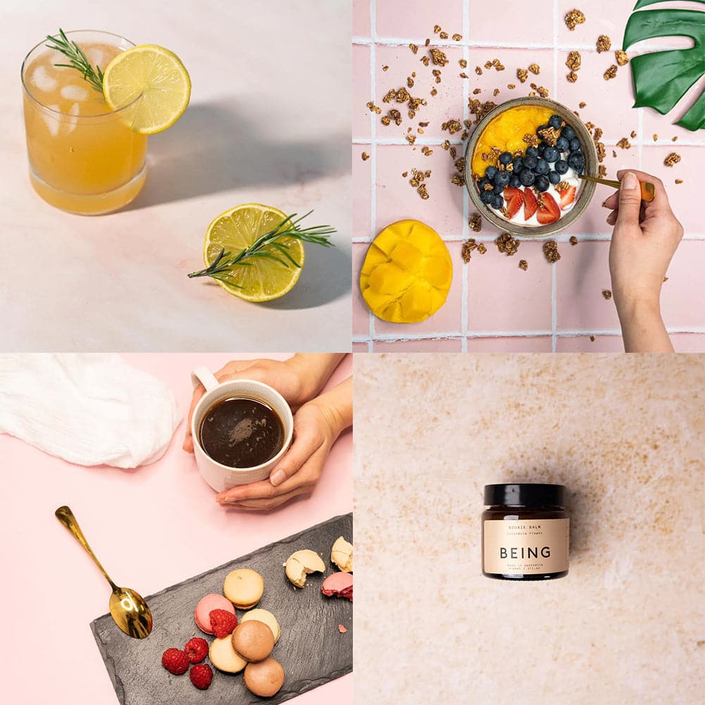 Flat Lay Instagram Backdrop - Pink & Chic Bundle (56cm x 87cm)