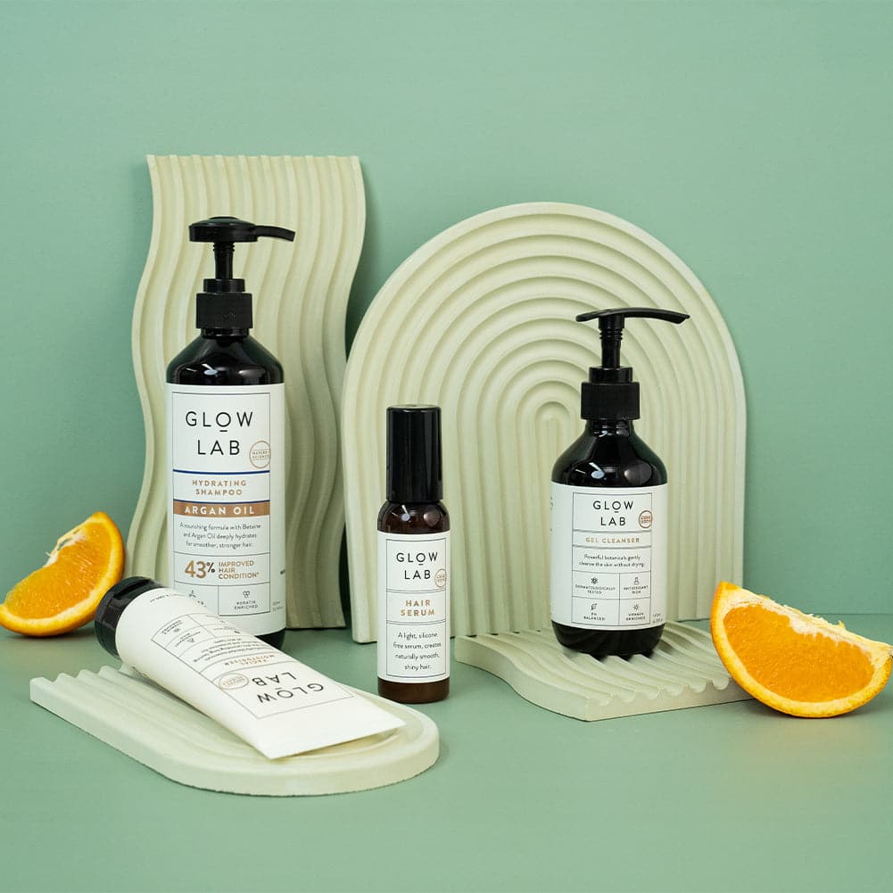 Grooved Arch Wave Photography Styling Handmade Plaster Props - 4 Pack (Matcha Green)