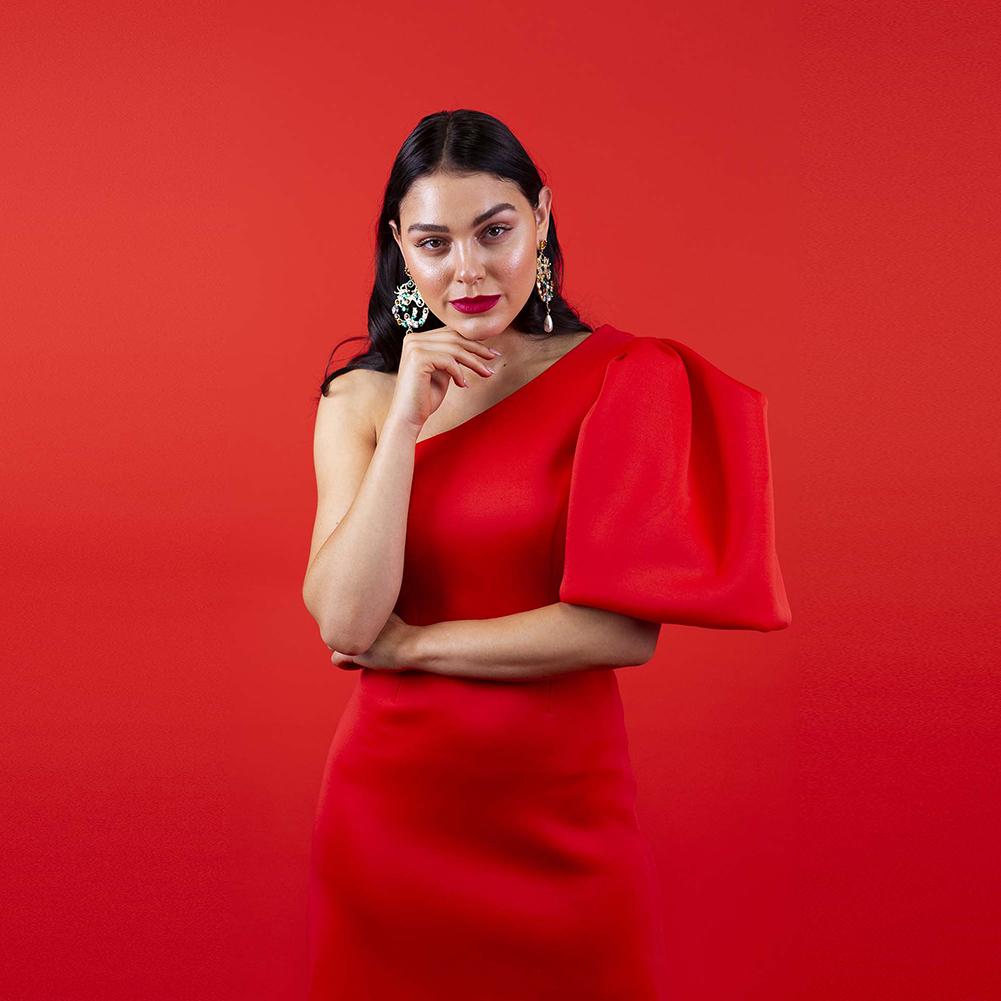 Paper Roll Photography Studio Backdrop Full Length (2.7 x 10M) - Tequila Sunrise Red