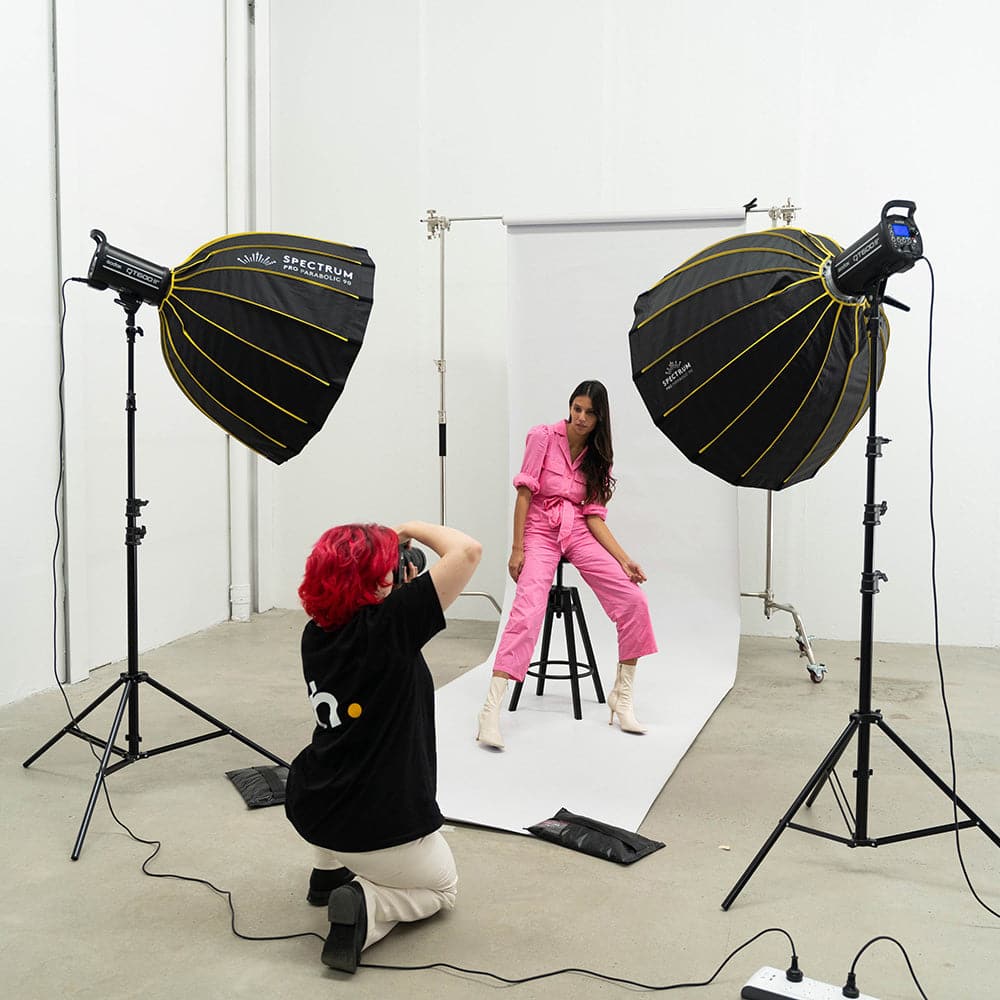 Drippin' Diamonds Grey Paper Roll Photography Studio Backdrop Half Width (1.36 x 10M)