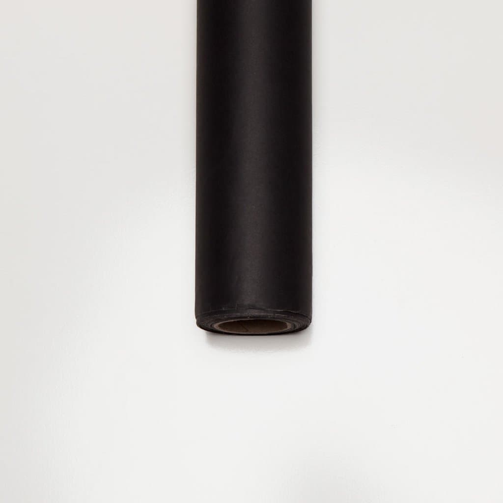 Spectrum Badabing Black Non-Reflective Half Length Paper Roll Backdrop (1.36 X 10M) Backdrops