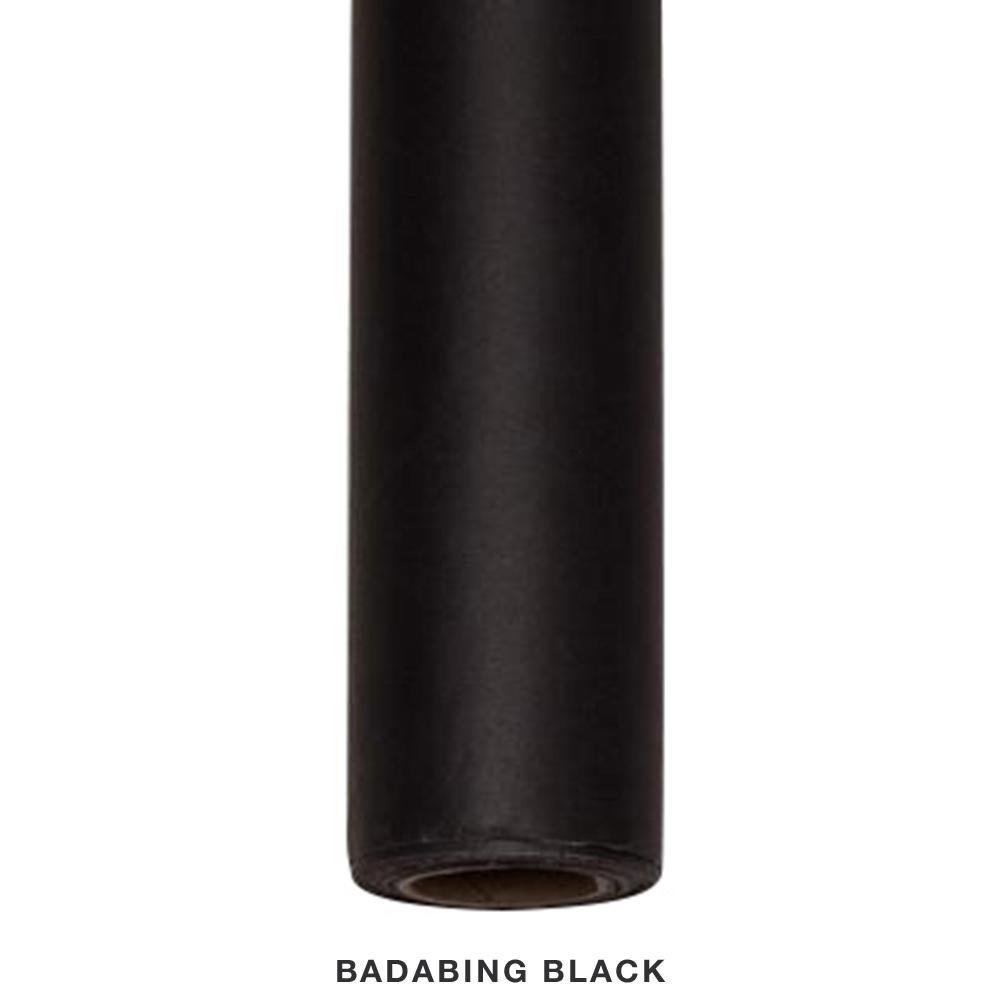 Paper Roll Photography Studio Backdrop Full Length (2.7 x 10M) - Badabing Black