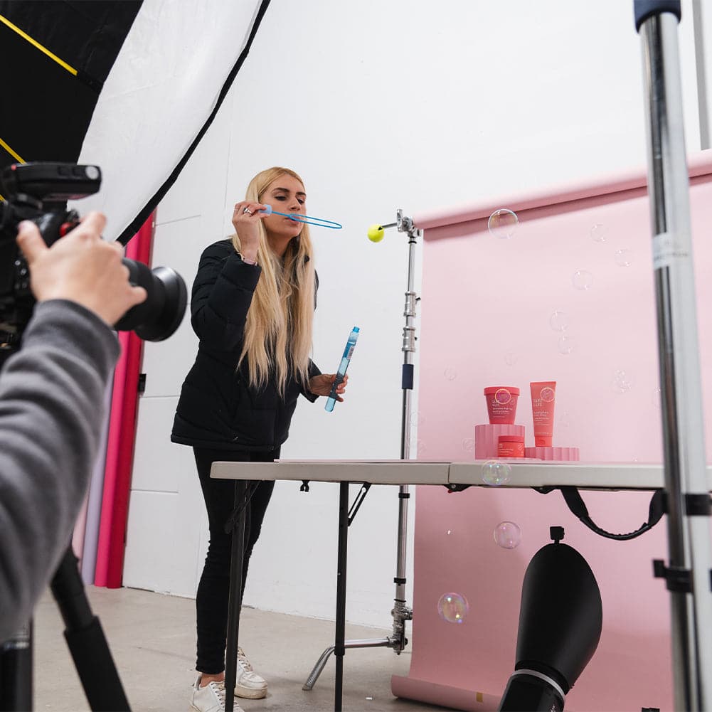 Cherry Blossom Pink Paper Roll Photography Studio Backdrop Half Width (1.36 x 10M)