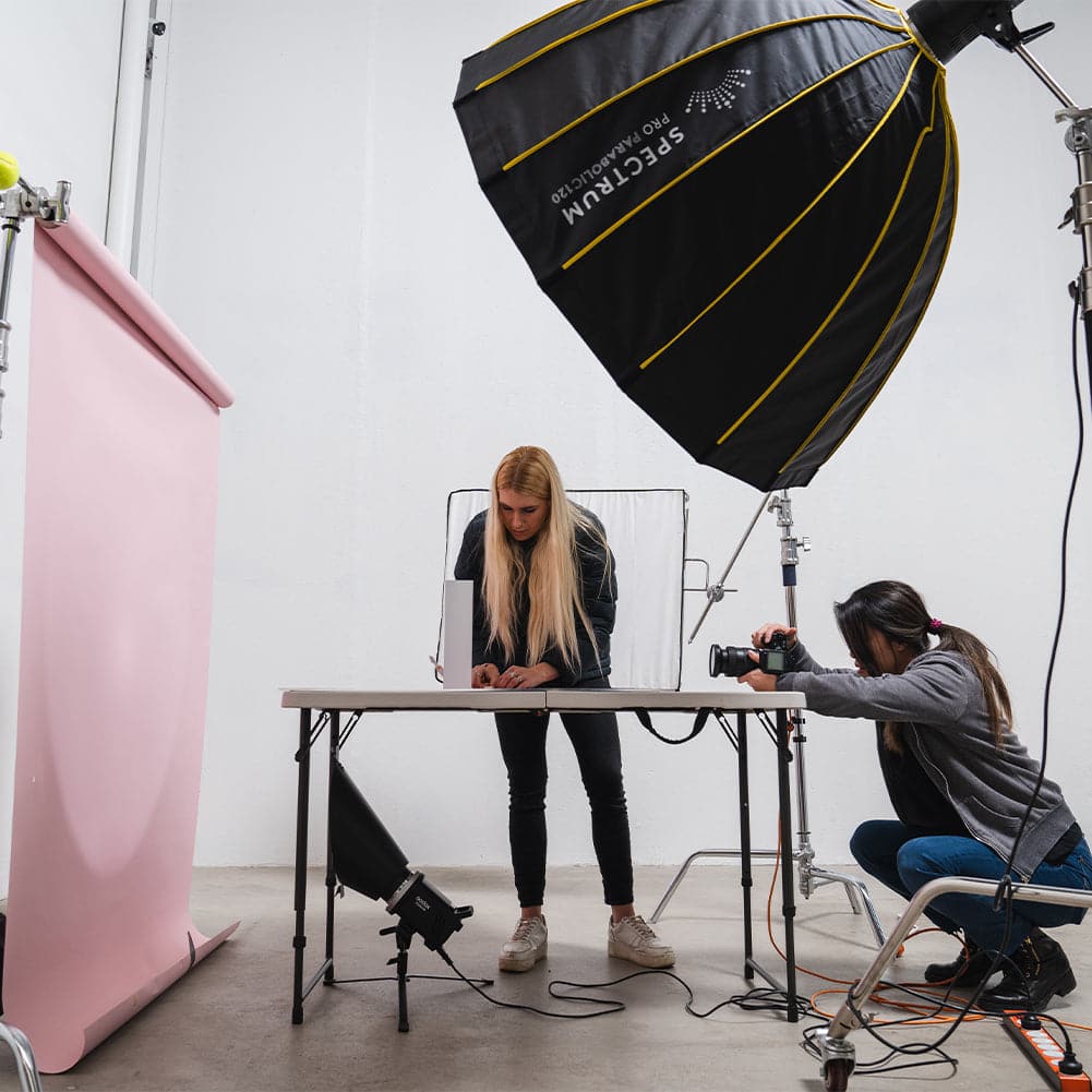 Cherry Blossom Pink Paper Roll Photography Studio Backdrop Half Width (1.36 x 10M)