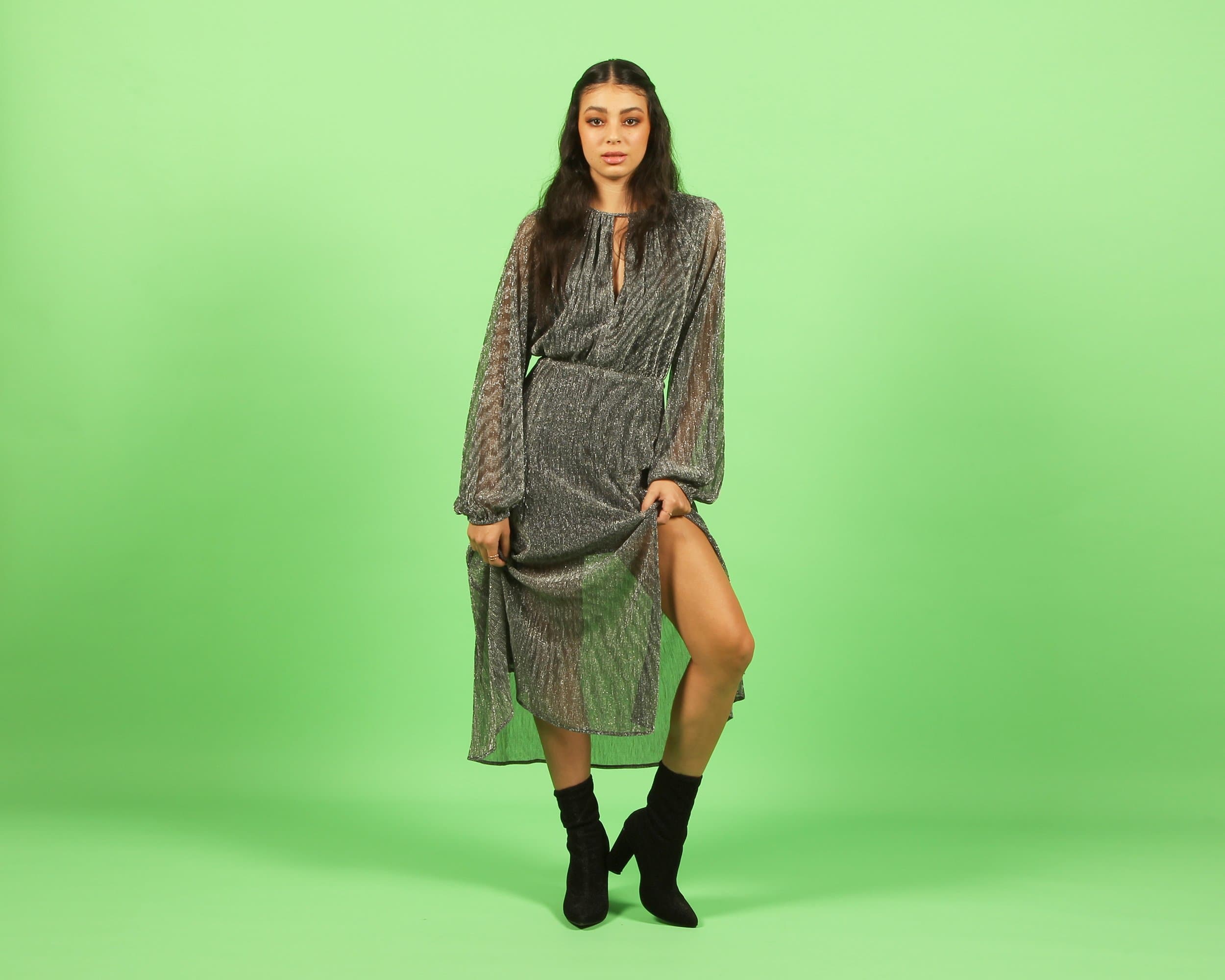 Spectrum Non-Reflective Paper Roll Backdrop (2.7 x 10M) - Limelight Green footer