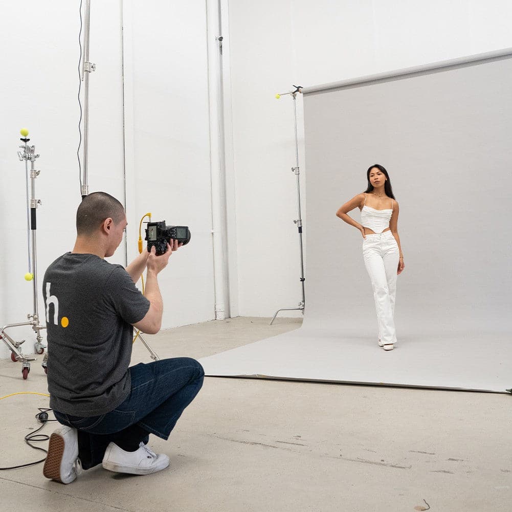 Paper Roll Photography Studio Backdrop Full Length (2.7 x 10M) - Drippin' Diamonds Grey