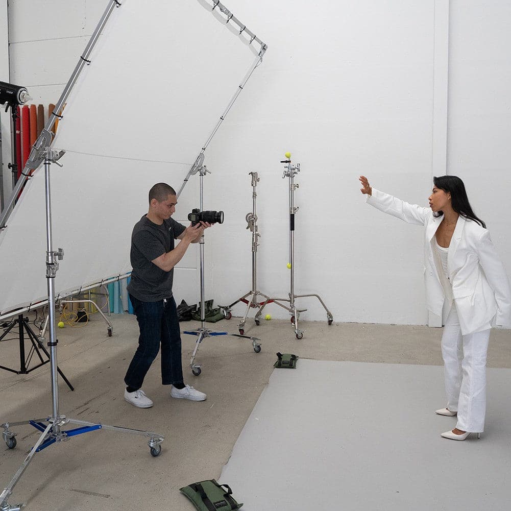 Paper Roll Photography Studio Backdrop Full Length (2.7 x 10M) - Drippin' Diamonds Grey