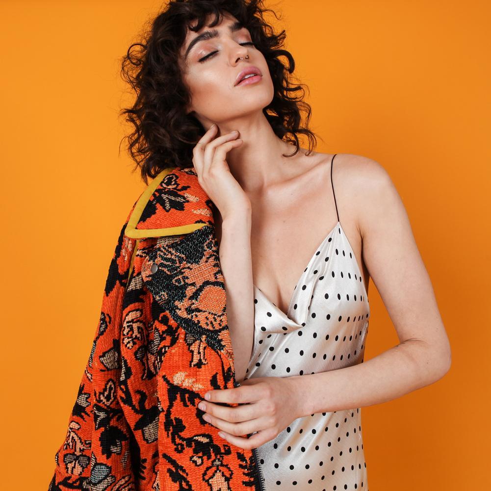 Spectrum Non-Reflective Full Paper Roll Backdrop (2.2 x 10M) - Tangerine Dream Orange