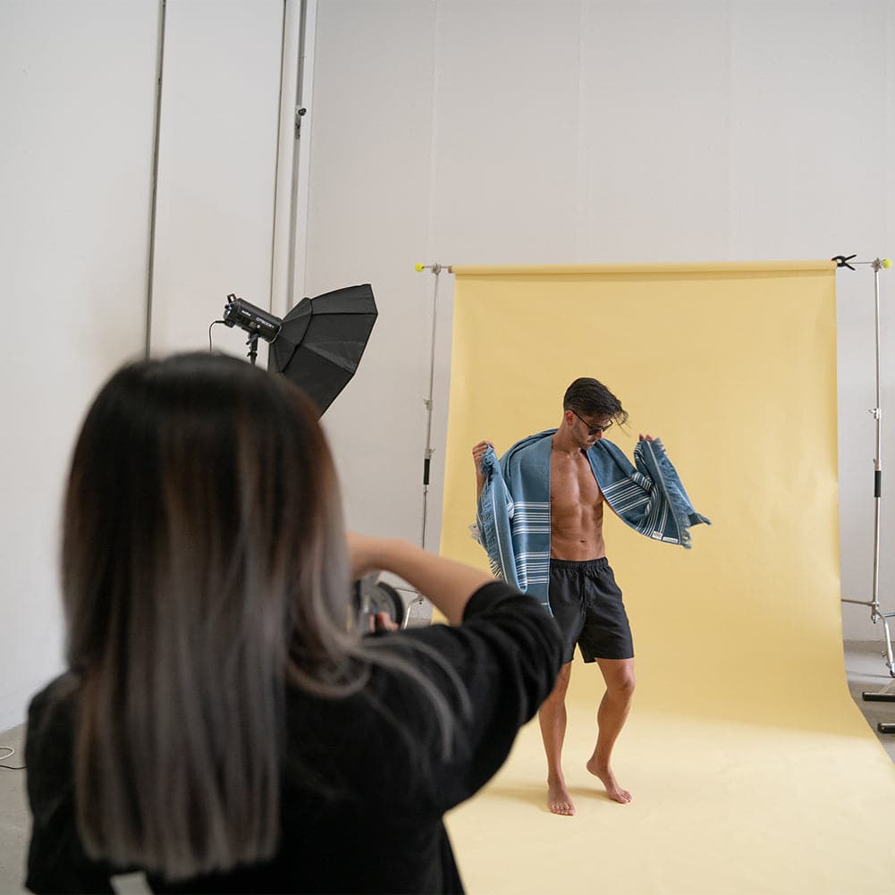 Paper Roll Photography Studio Backdrop Full Length (2.7 x 10M) - Vanilla Bean Ice Cream