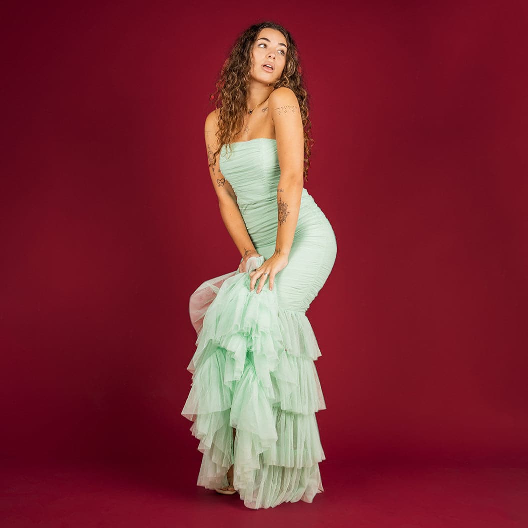 Paper Roll Photography Studio Backdrop Full Length (2.7 x 10M) - Wine and Dine Red