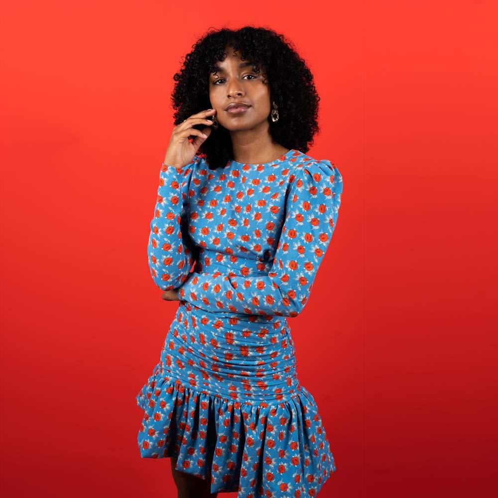 Paper Roll Paper Roll Photography Studio Backdrop Half Width (1.36 x 10M) - Tequila Sunrise Red