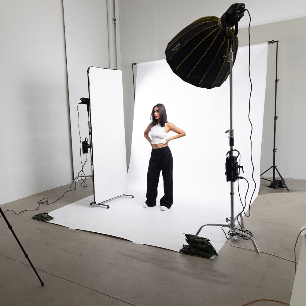 Spectrum 'Xpress V-Flat' Free-Standing Black/White Portable Backdrop (Pair)