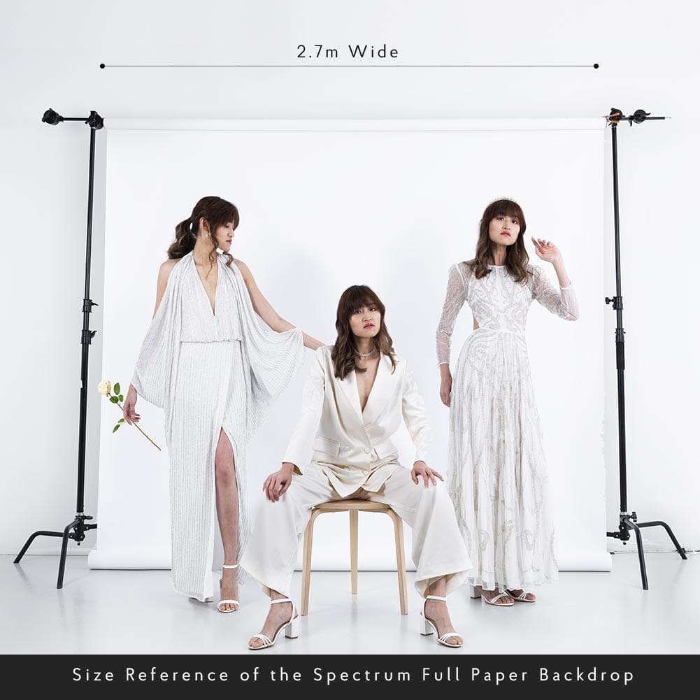 Spectrum Non-Reflective Full Paper Roll Backdrop (2.7 x 10M) - Once In A Blue Moon