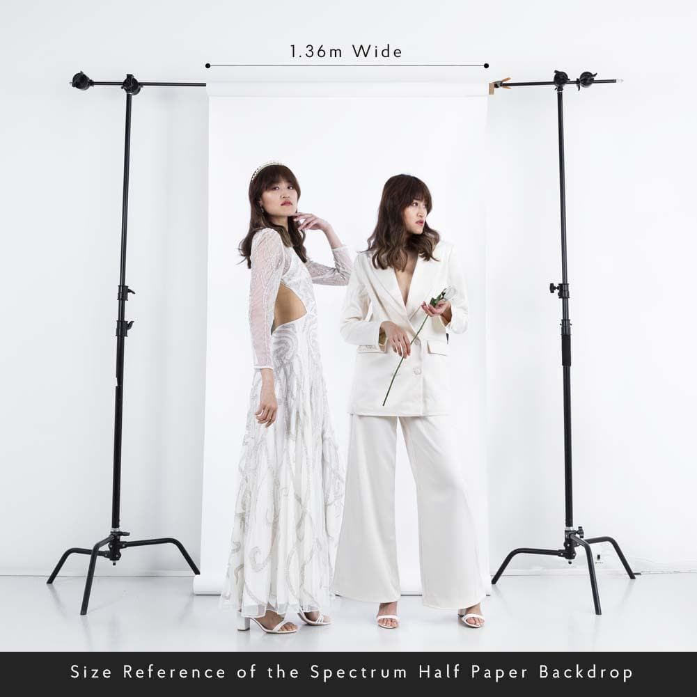 Spectrum Paper Roll Photography Studio Backdrop Half Width (1.36 x 10M) - Once In A Blue Moon