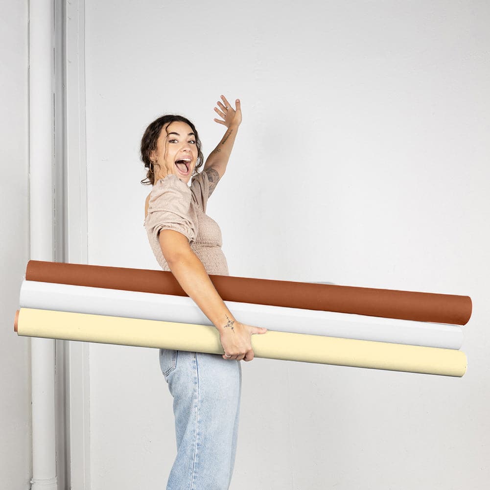 'Sugar & Spice' Collection Half Width  Photography Studio Paper Backdrop Set (1.36 x 10M)