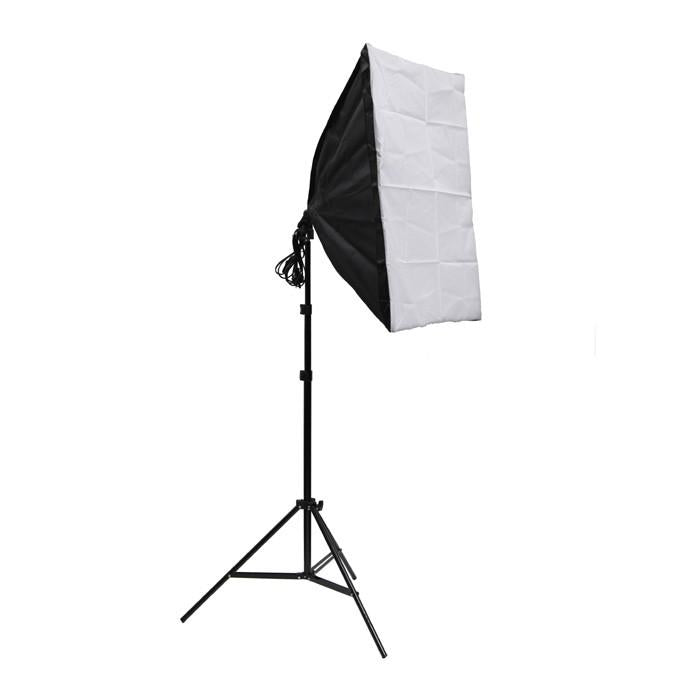 Volkwell Double Rectangle Softbox 2 x 135W Bulb Continuous Lighting Kit