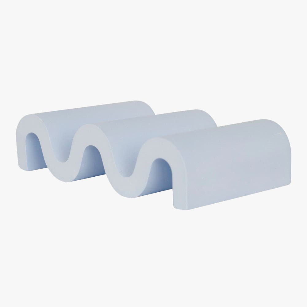 Wavy Tray Plaster Photography Styling Prop - Ube Purple