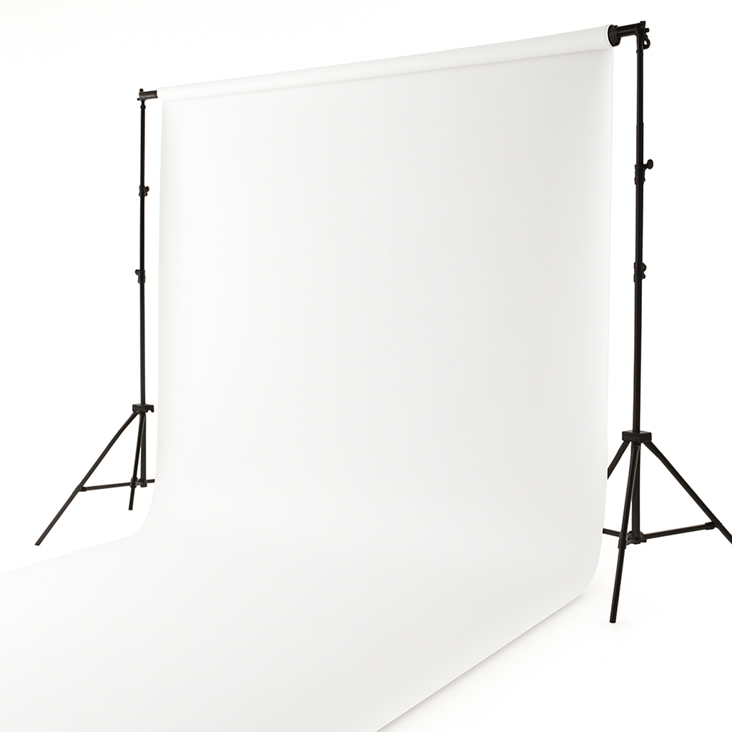 Spectrum Vinyl Heavy Duty 2.7m x 6m Photography Backdrop - Ghosted White
